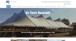 Desktop Screenshot of eztentrentals.com